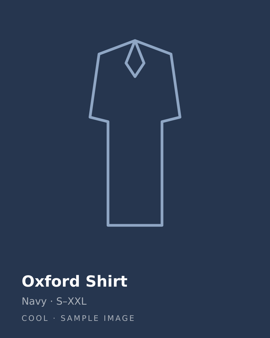 CooL Oxford Shirt packaging