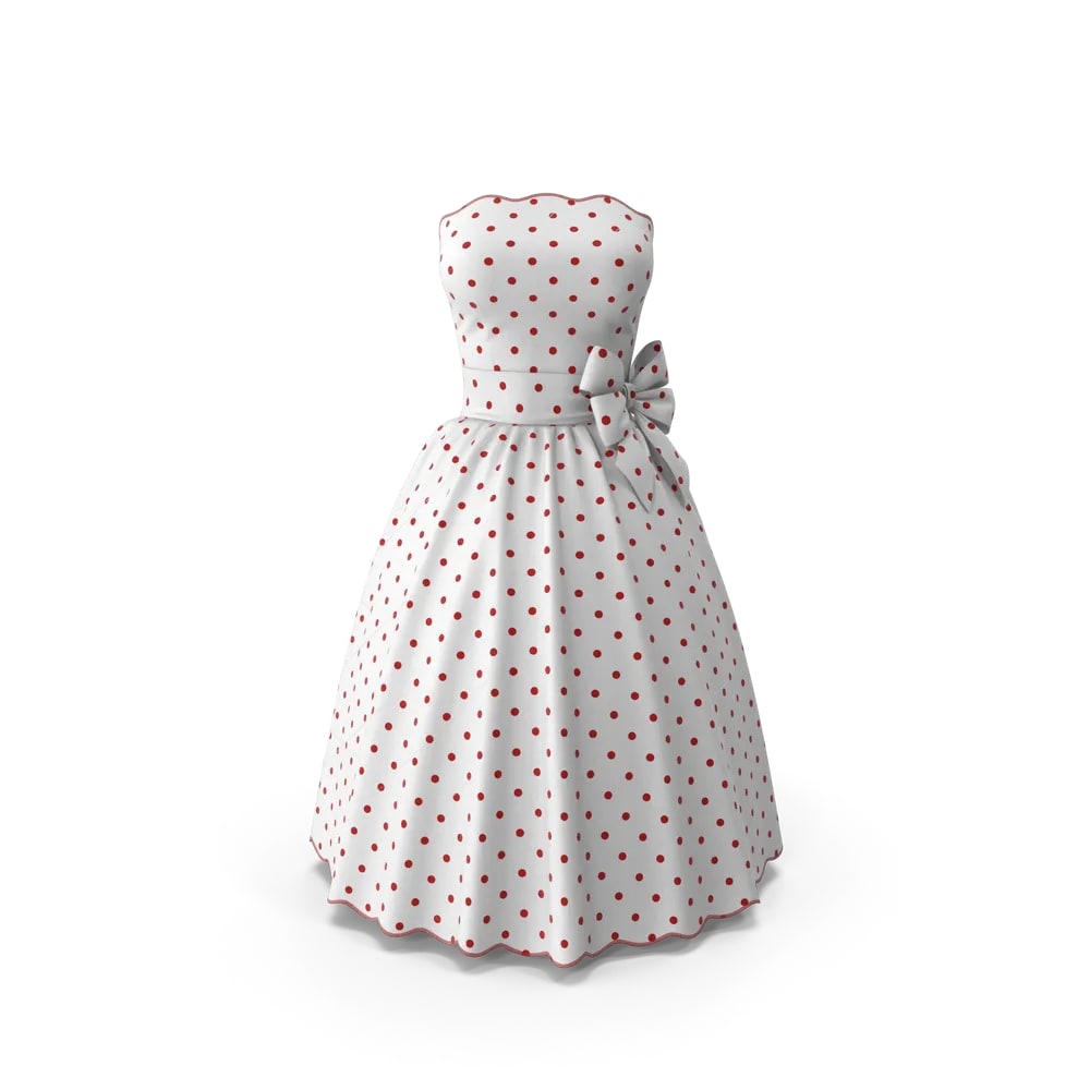 CooL Red Polka Dot Party Dress packaging